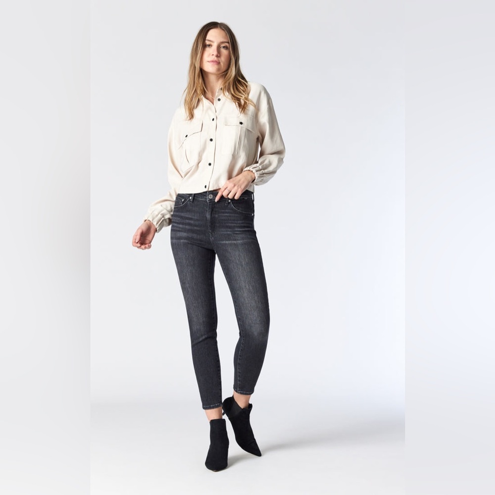 Mavi Tess High-Rise Skiny - grey - size 24